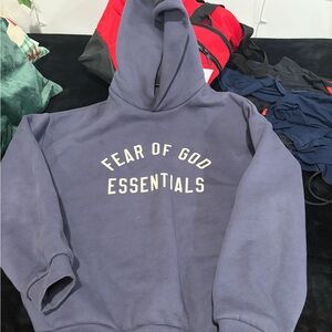 Blue Essentials Hoodie